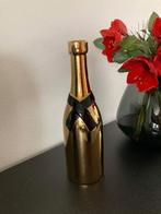 Luxury decoratie Champagne fles vaas Goud Nieuw!, Huis en Inrichting, Woonaccessoires | Vazen, Overige kleuren, Aardewerk of Porselein