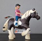 Bullyland Tinker Hengst Paard met Ruiter, Ophalen of Verzenden, Gebruikt, Paard, Beeldje of Figuurtje
