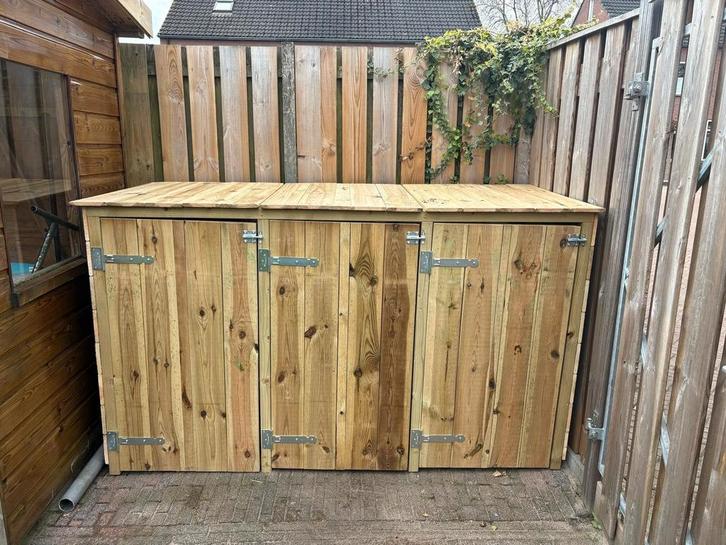 AANBIEDING CONTAINEROMBOUW GEIMPREGNEERD HOUT, Tuin en Terras, Bergingen en Tuinkasten, Nieuw, Containerberging, Hout, Ophalen of Verzenden
