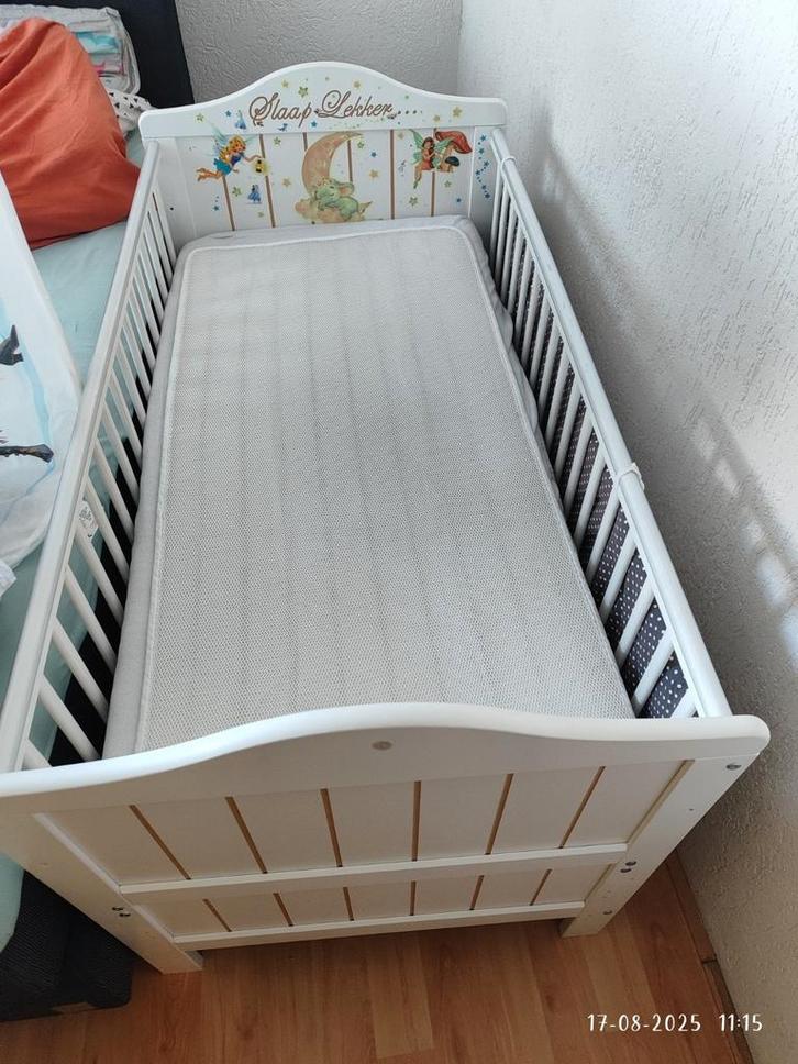 Quilola 4 in 1 meegroeibed, Kinderen en Baby's, Kinderkamer | Bedden, Zo goed als nieuw, 140 tot 160 cm, 70 tot 85 cm, Lattenbodem