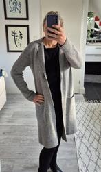 Lang grijs damesvest met 1 knoop | C&A | Maat S | Als nieuw, Ophalen of Verzenden, Zo goed als nieuw, Maat 36 (S), Grijs