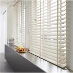 3x houten jaloezieen Luxaflex Raamdecoratie 1.44x1.65, 100 tot 150 cm, Wit, Ophalen of Verzenden, Zo goed als nieuw
