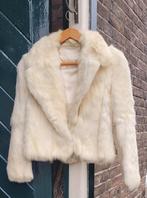 Kort bontjasje gebroken wit maat M-L, Kleding | Dames, Wit, Onbekend, Gedragen, Ophalen