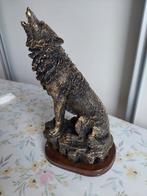 Beeld "Huilende wolf"   NIEUW, Verzamelen, Beelden en Beeldjes, Ophalen of Verzenden, Nieuw, Dier