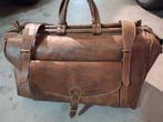 Fijne zwaar bruin leren herentas / plunjetas van Dötch bag, Overige merken, Gebruikt, Bruin, Ophalen of Verzenden
