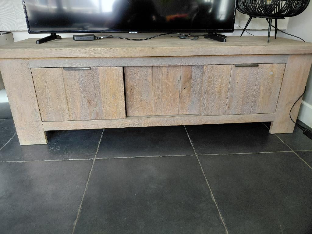Tv meubel, Ophalen, Gebruikt, 150 tot 200 cm, Met deur(en)