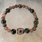 Dzi bead chiastioliet vertrouwen beschermt geluk zeldzaam, Sieraden, Tassen en Uiterlijk, Ophalen of Verzenden, Nieuw, Met edelsteen
