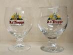 Bierglazen La Trappe Trappistenbier 2 stuks, Verzamelen, Glas en Borrelglaasjes, Ophalen of Verzenden, Zo goed als nieuw, Bierglas