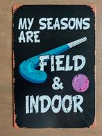 Tekstbord Hockey Indoor en Field, Ophalen, Zo goed als nieuw