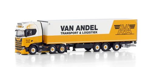Wsi A van Andel Transport Scania Highline S650 V8, Hobby en Vrije tijd, Modelauto's | 1:50, Nieuw, Bus of Vrachtwagen, Wsi, Ophalen of Verzenden
