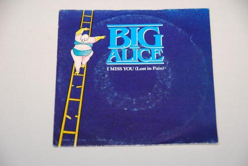 Big Alice – I Miss You (Lost In Pain) 7” Single Vinyl, Cd's en Dvd's, Vinyl Singles, Gebruikt, Single, Pop, 7 inch, Ophalen of Verzenden