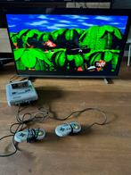 Super Nintendo, Ophalen of Verzenden, Gebruikt, Met 2 controllers, Met games