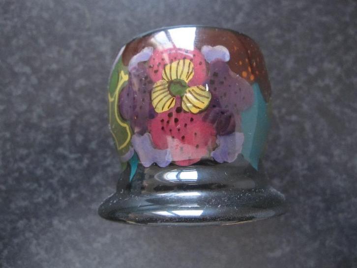 Plateel bakje / eierdop   Hoogte: ca 5 cm Doorsnede: ca 5 cm, Antiek en Kunst, Antiek | Keramiek en Aardewerk, Ophalen of Verzenden
