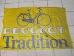 vlag  PEUGEOT FIETSEN  afm. 145 bij 90 cm, Ophalen of Verzenden, Zo goed als nieuw, Overige typen