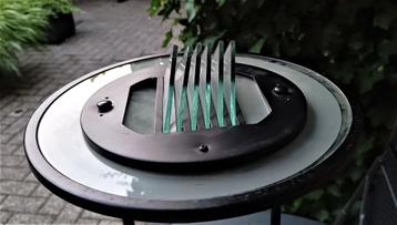 Vintage tafellamp /zuilenlamp ufo lamp (Hobbyisten project ) beschikbaar voor biedingen