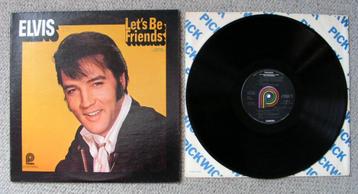 Elvis Presley - Elvis – Let's Be Friends 9 nrs LP 1975 ZGAN beschikbaar voor biedingen