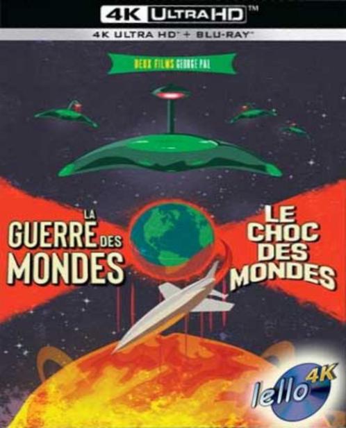 Blu-ray 4K: The War of the Worlds (1953 Gene Barry) FR 4NLO, Cd's en Dvd's, Blu-ray, Nieuw in verpakking, Klassiekers, Ophalen of Verzenden
