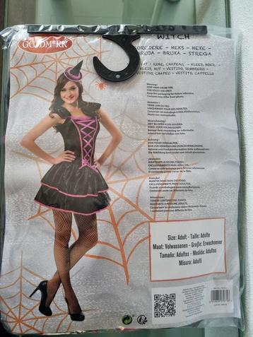 Goodmark, HEKSENJURK+HOED, volwassenen, OneSize, Nieuw! beschikbaar voor biedingen