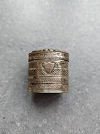 Antiek zilveren lodereindoosje, Antiek en Kunst, Ophalen of Verzenden, Zilver