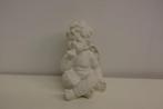 Zittend gips engeltje/ cherubijntje. Wit., Ophalen of Verzenden