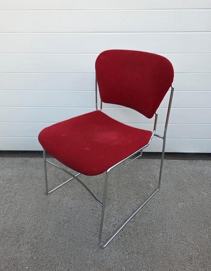 48 x Perry USA stackchairs buisframe stoelen Design kantine, Huis en Inrichting, Stoelen, Zo goed als nieuw, Vijf, Zes of meer stoelen