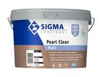 Sigma Pearl Clean Matt, RAL 9010, 2.5 liter, Nieuw, Verf, Ophalen of Verzenden, Wit