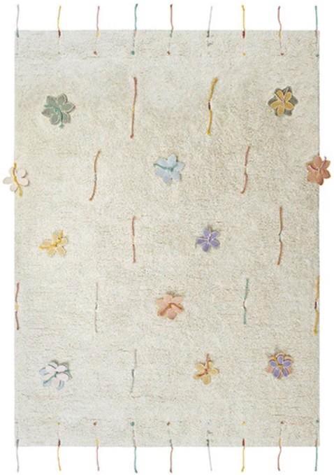 Kindervloerkleed Wilde Bloemen Lorena Canals, Kinderen en Baby's, Kinderkamer | Inrichting en Decoratie, Nieuw, Kleed of Kussen