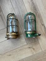 2 bronzen scheepslampen - opknappers, Ophalen of Verzenden