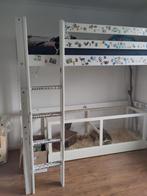 Gratis hoogslaper + matras, Gebruikt, Eenpersoons, Ophalen of Verzenden, 90 cm