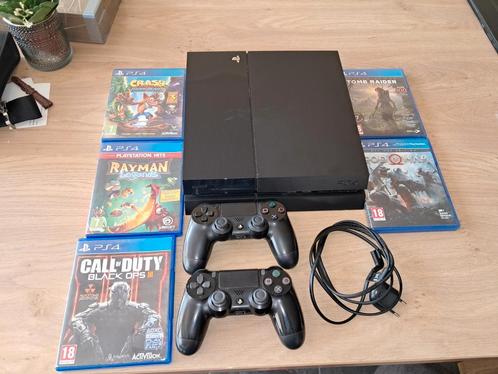 Ps4 500gb 2 controllers + 5 games lees!, Spelcomputers en Games, Spelcomputers | Sony PlayStation 4, Gebruikt, Original, 500 GB