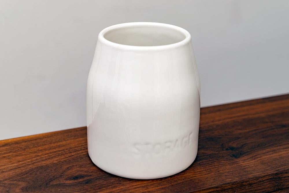 Aardewerken pot voor keukengerei, Huis en Inrichting, Overige typen, Ophalen of Verzenden, Zo goed als nieuw, Overige stijlen