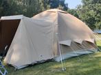 Karsten (opblaas)tent 380 | zonneluifel | 6 pers | ALS NIEUW, Caravans en Kamperen, Nieuw, Tot en met 6