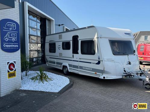 Fendt Saphir 540 TG Airco, Mover, Voortent, Fietsenrek, Caravans en Kamperen, Caravans, Bedrijf, tot en met 4, 1250 - 1500 kg