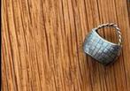 Zilveren bedel kettinghanger tasje mandje voor bedelarmband, Ophalen of Verzenden, Zilver