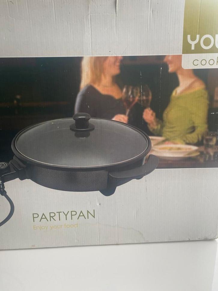 Partypan, Huis en Inrichting, Keuken | Potten en Pannen, Nieuw, Koekenpan of Braadpan, Ophalen