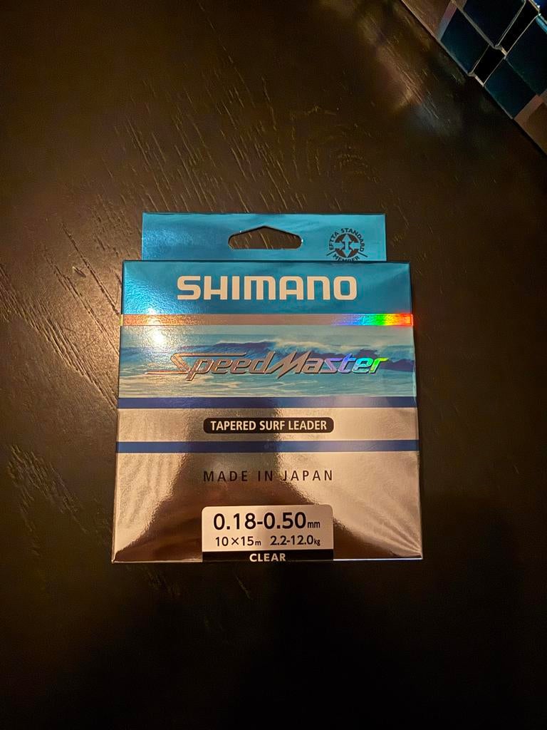 Shimano Speedmaster Tapered Surf Leader Vislijn, Watersport en Boten, Ophalen of Verzenden, Nieuw, Vislijn