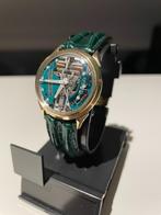 Bulova accutron spaceview eind jaren 60, Sieraden, Tassen en Uiterlijk, Horloges | Antiek, Goud, 1960 of later, Met bandje, Bulova