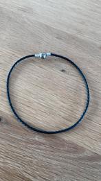 Pandora moments leren armband nieuw 35 cm, Ophalen of Verzenden, Zo goed als nieuw, Zilver, Leer