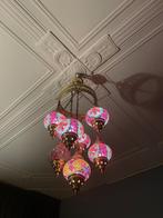 Marokkaanse Hanglamp Kroonluchter, Ophalen, Gebruikt, Glas