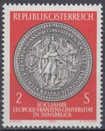Michel  1326 Yvert 1155  Leopold-Franzens universiteit 300 j, Postzegels en Munten, Postzegels | Europa | Oostenrijk, Ophalen of Verzenden