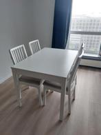 IKEA ekedalen eetkamerset tafel incl 4 stoelen, Huis en Inrichting, Complete eetkamers, Gebruikt, Ophalen