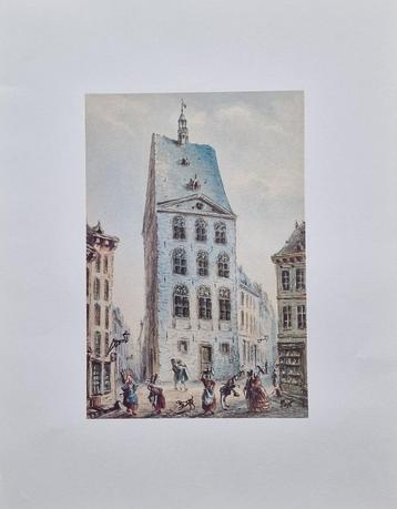 6 litho tekeningen van Maastricht.