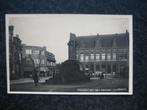 HILVERSUM  Postkantoor met fontein fotokaart 1930, Ophalen of Verzenden, 1920 tot 1940, Noord-Holland