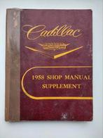 Cadillac 1958 shop manual supplement, Auto diversen, Handleidingen en Instructieboekjes, Ophalen of Verzenden