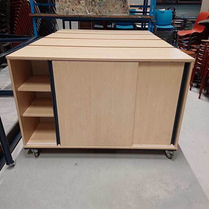 2 x schuifdeur kasten school kasten presikhaaf kast, Huis en Inrichting, Kasten | Kledingkasten, Gebruikt, Minder dan 100 cm, 50 tot 100 cm