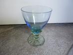 Coupe lichtblauw en groen van Bormioli Rocco Bahia, Glas of Glazen, Gebruikt, Ophalen of Verzenden, Glas