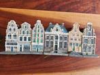 Blokker grachtenhuisjes 6 stuks, Ophalen of Verzenden, Zo goed als nieuw