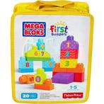 Mega Bloks First Builders 1-2-3 Count - 20 stuks NIEUW, Ophalen of Verzenden, Nieuw, Megabloks