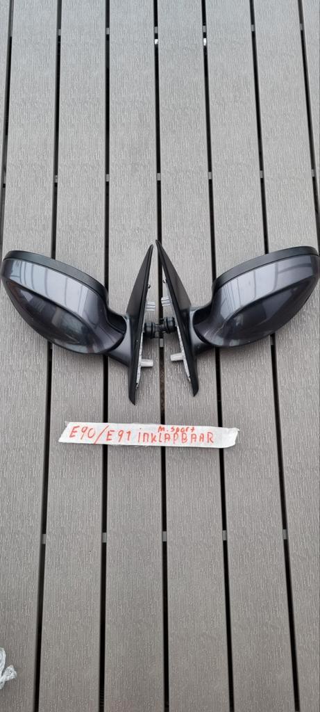 BMW E90 E91 M SPORT ELEKTRISCH INKLAPBARE SPIEGELS, Auto-onderdelen, Spiegels, BMW, Gebruikt, Ophalen of Verzenden