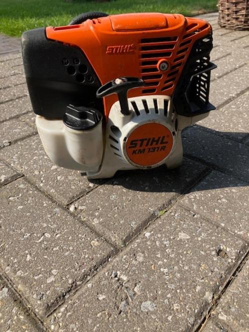 Stihl combimotor bezine KM 131 R, Tuin en Terras, Heggenscharen, Gebruikt, Benzine, Ophalen